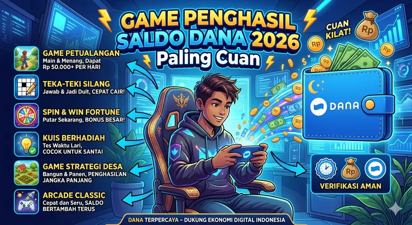 Game Penghasil Saldo DANA 2026 Paling Cuan